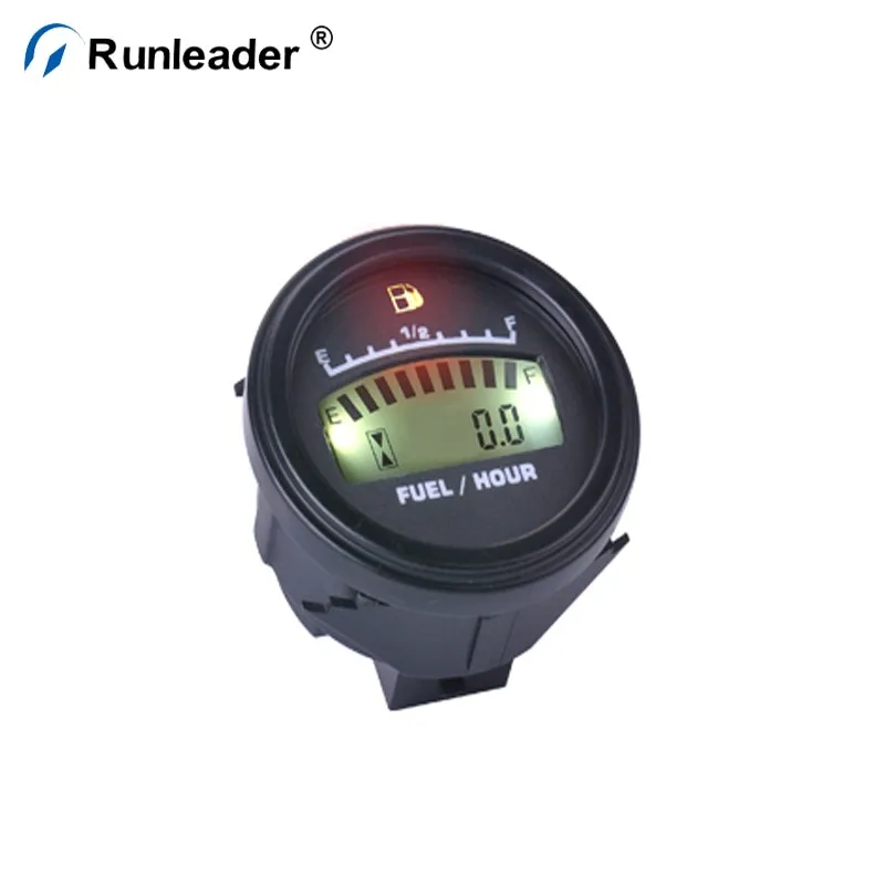 Runleader Lcd Generator Fuel Level Gauge Indicator For Marine Boat ...