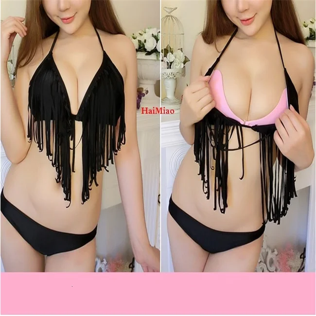 thickening gathering underwear freebra silica gel