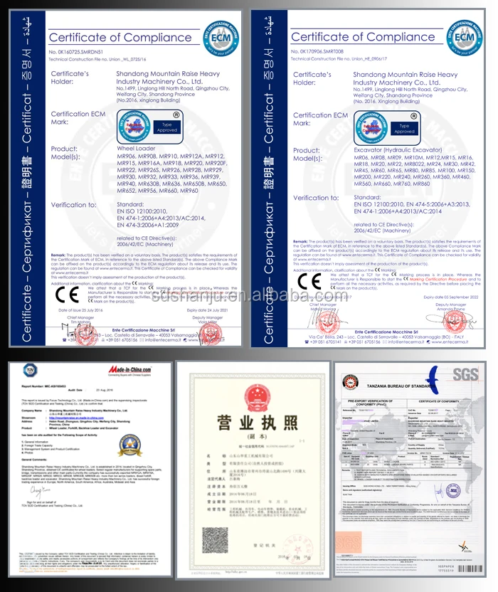 China Manufacturer Front End Loader 