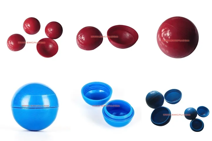 small plastic spheres