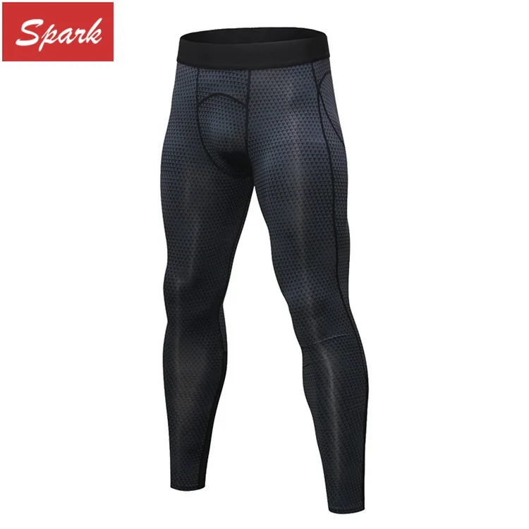 

New Men Sports Apparel Skin Compression Tights Under Layer Long Pants, Custom color