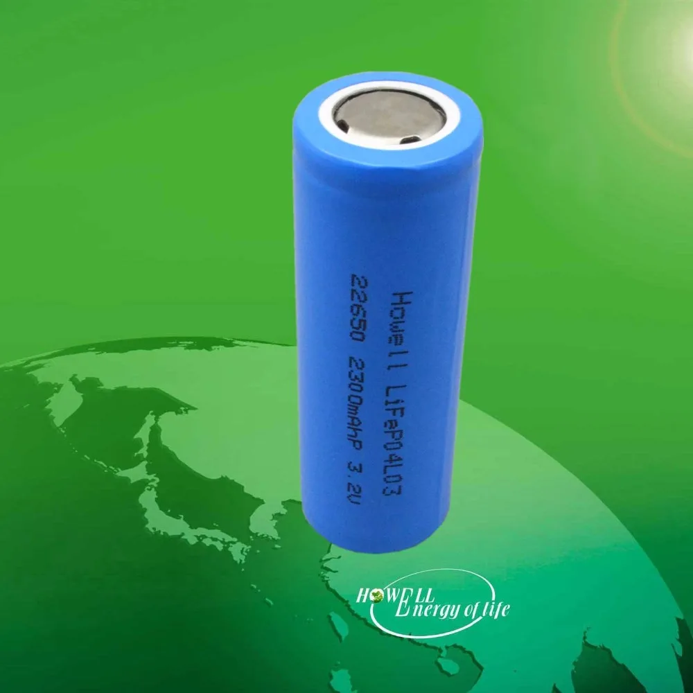 Batterie au Lithium 22650 2300 mAh