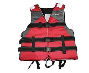 Adult life jackets drift snorkeling surfing wear vests vests take off with life jackets , red , m