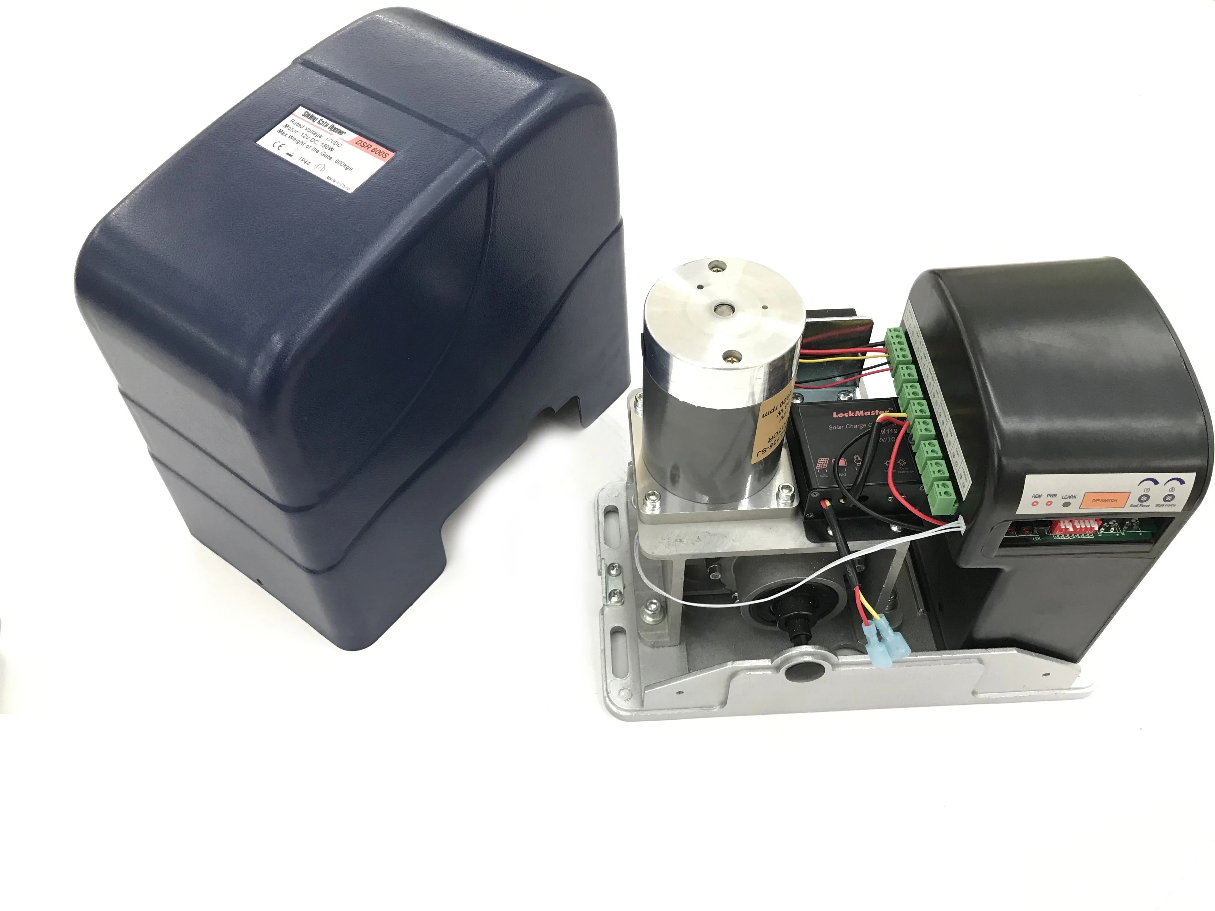 Lockmaster Build In Battery 12v Dc 150w Automatic Powertech Gate Opener
