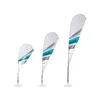 Outdoor display custom feather advertising flag hardware with aluminium and fiberglass pole