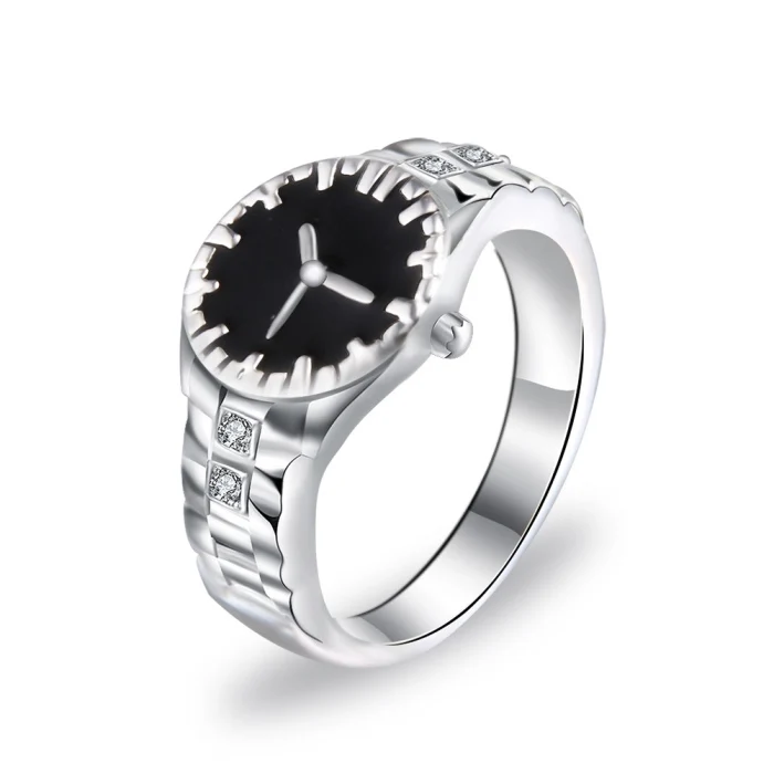 

Personalized Jewelry Zircon Fashion Wholesale Unisex Finger Watch Ring