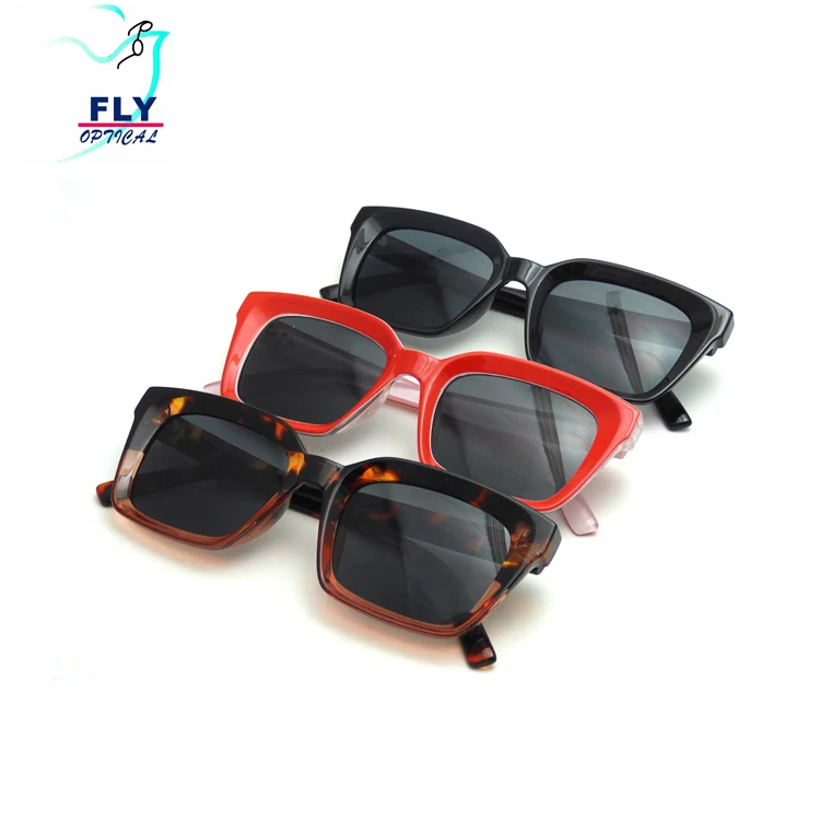 

2019 new design custom logo square frame retro pc uv400 sunglasses