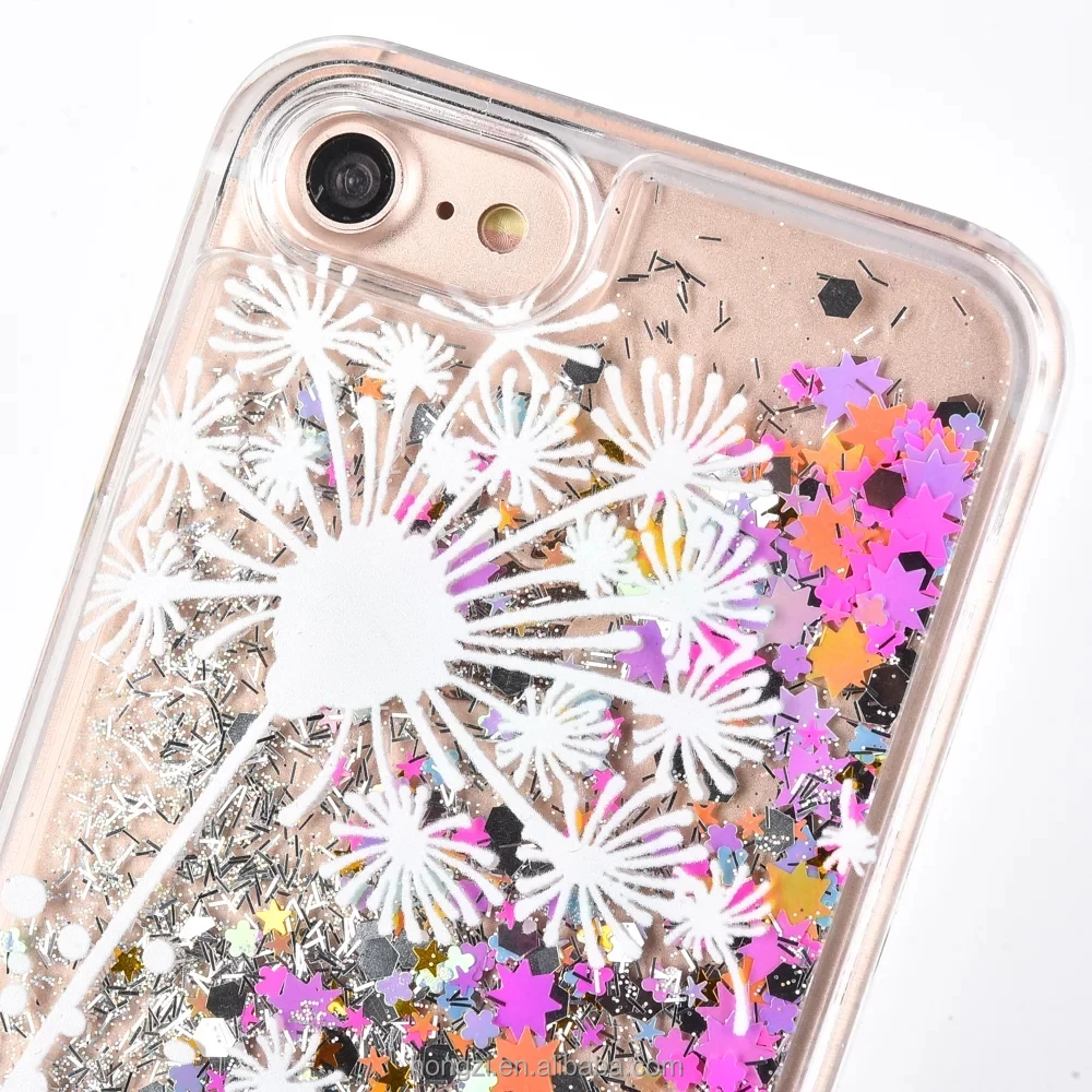 

2020 White dandelion couples lovers quicksand PC hard shells phone case cover for iphone 5 6 7 6 plus 7plus 8 x 12 pro case