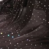 3mm wholesale decoration foil embroidery mesh sequin fabric for wedding dress