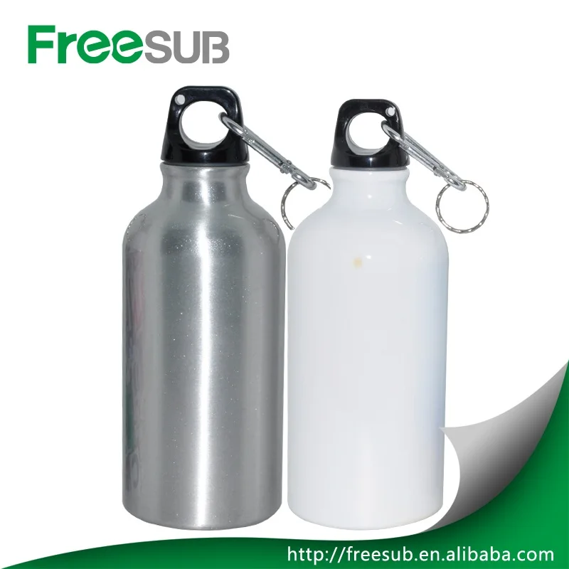 650 ml Sublimation Black Stainless Steel Powder Coated Water Bottle with  White Patch Wholesale - OrcaFlask