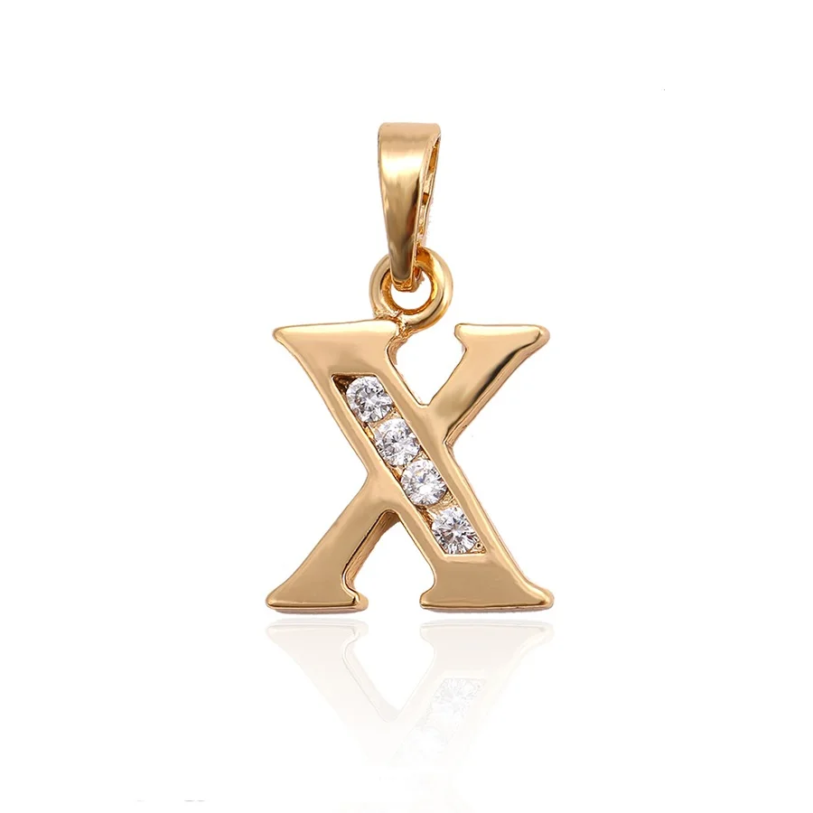 

33033 xuping jewelry fashion letter pendant charms, 18k gold