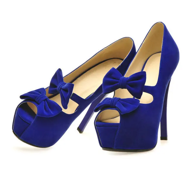 navy blue high heels closed toe