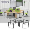 Office Table Modern Mfc Neat Space Partitions Desks Office Workstation For 4 Person