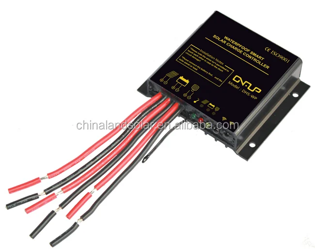 
Smart Solar Charge Controller 10A 12v 24v Led Display Waterproof Home Outdoor Solar System Street Lighting Controller 