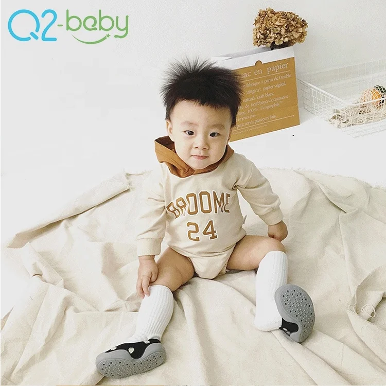 

Custom made autumn winter long sleeve unisex baby born clothes thicken baby romper baby bodysuit 2256, Green;brown