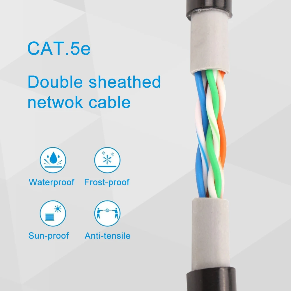 4p Utp Cat5e Outdoor Waterproof Lan Cable Communication Cable Cat5e