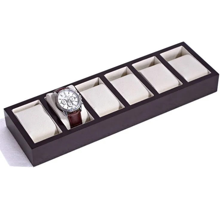 

Baked lacquer watch tray table watch receiving display plate 6, Black