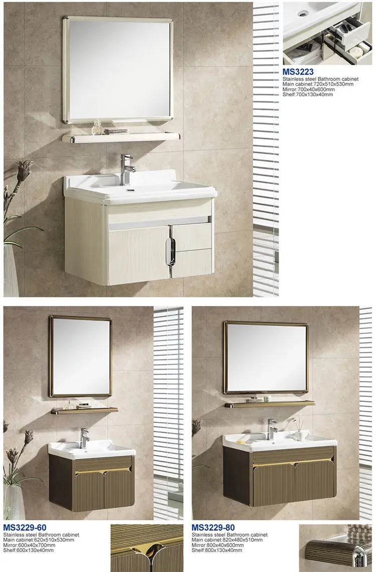 Furniture bathroom washbasin cabinet design from China