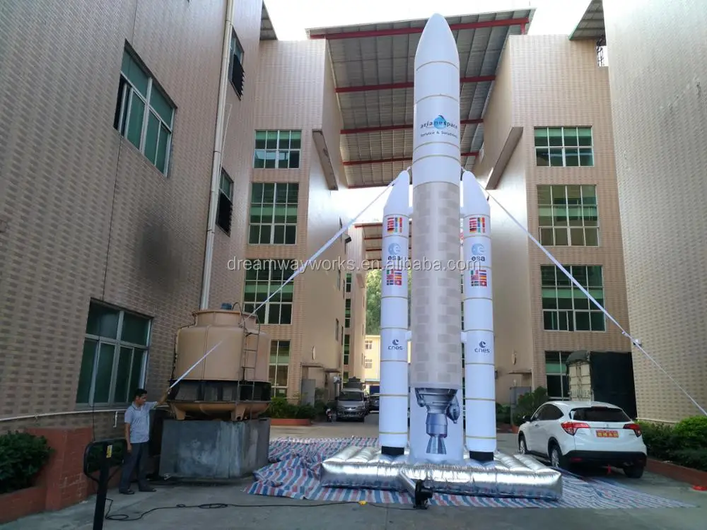 30ft Inflatable Rocket Ship, Inflatable Parachute Rocket for Inflatable ...