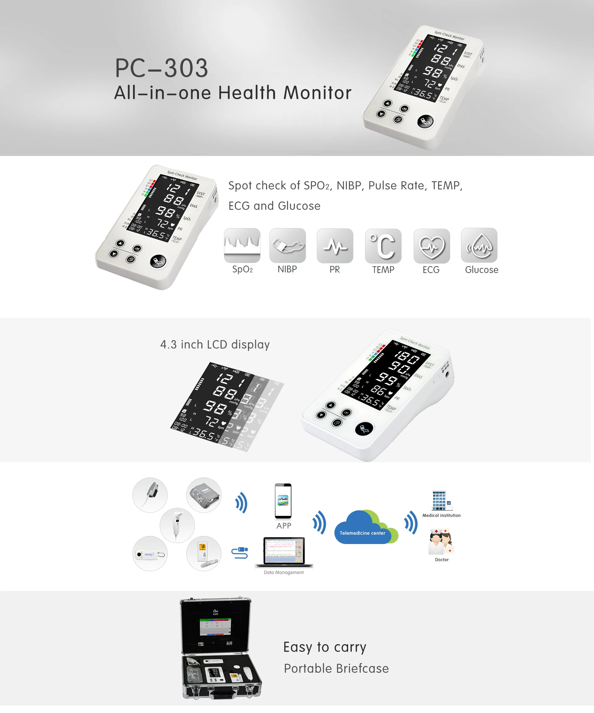 Private Label Life Brand Blood Pressure Monitor 24 Hour Blood Pressure