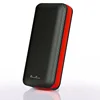 2019 Hot selling Portable Leather Feeling mini Power Bank 5000mah External Battery Pack with build-in USB cable