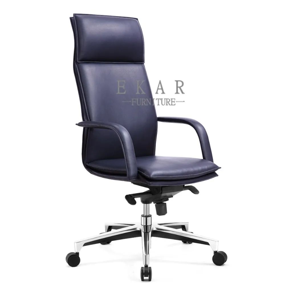 Swivel Arm Office Furniture Executive Office Chair Leather details