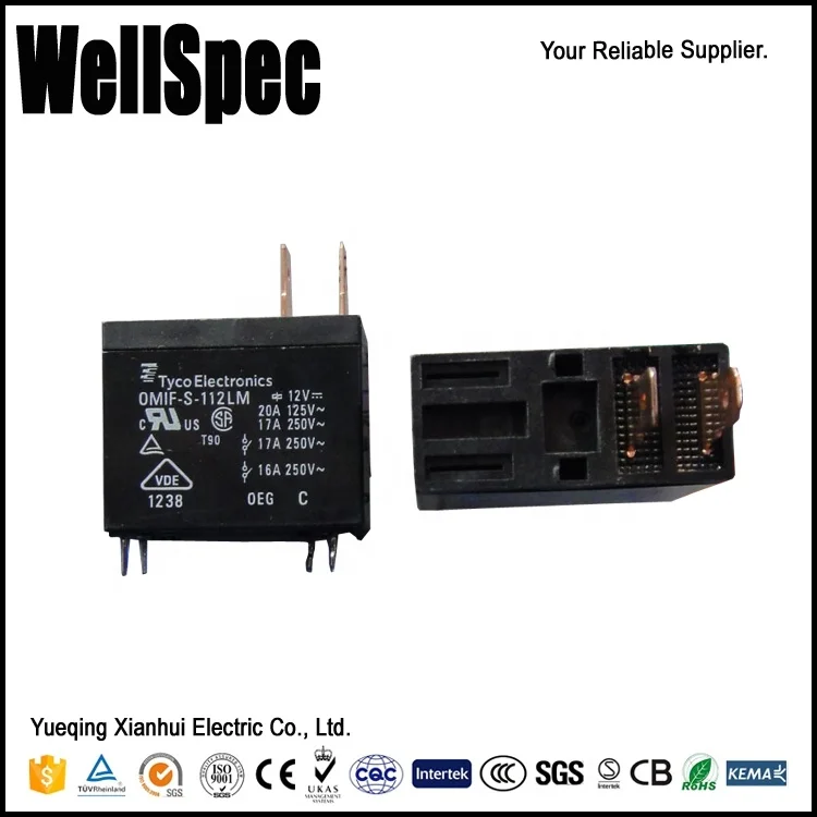 OEG OMIF-S-112LM 12VDC Miniature Power PC Board Relay 20A MPL-112-A 302WP-1AH-C