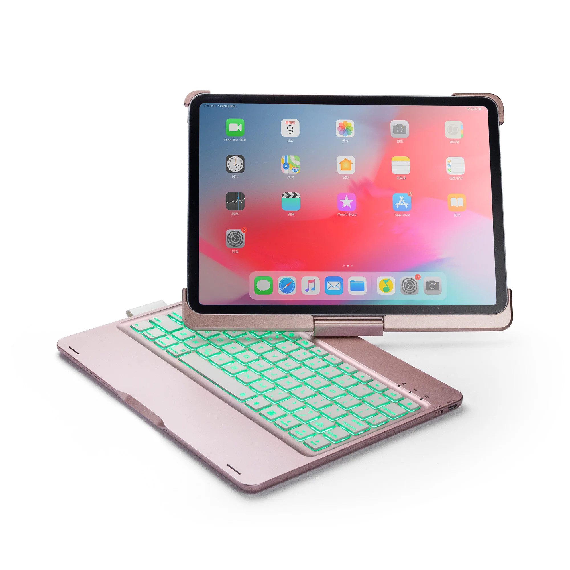 New Hot selling wireless bluetooth tablet keyboard for ipad pro