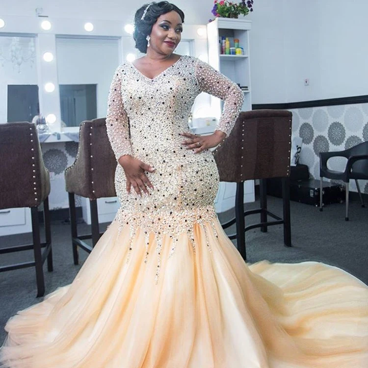 african wedding dresses plus size