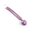 Fashion survival paracord globe knot keychain carabiner keychain wholesale braided rope keychain