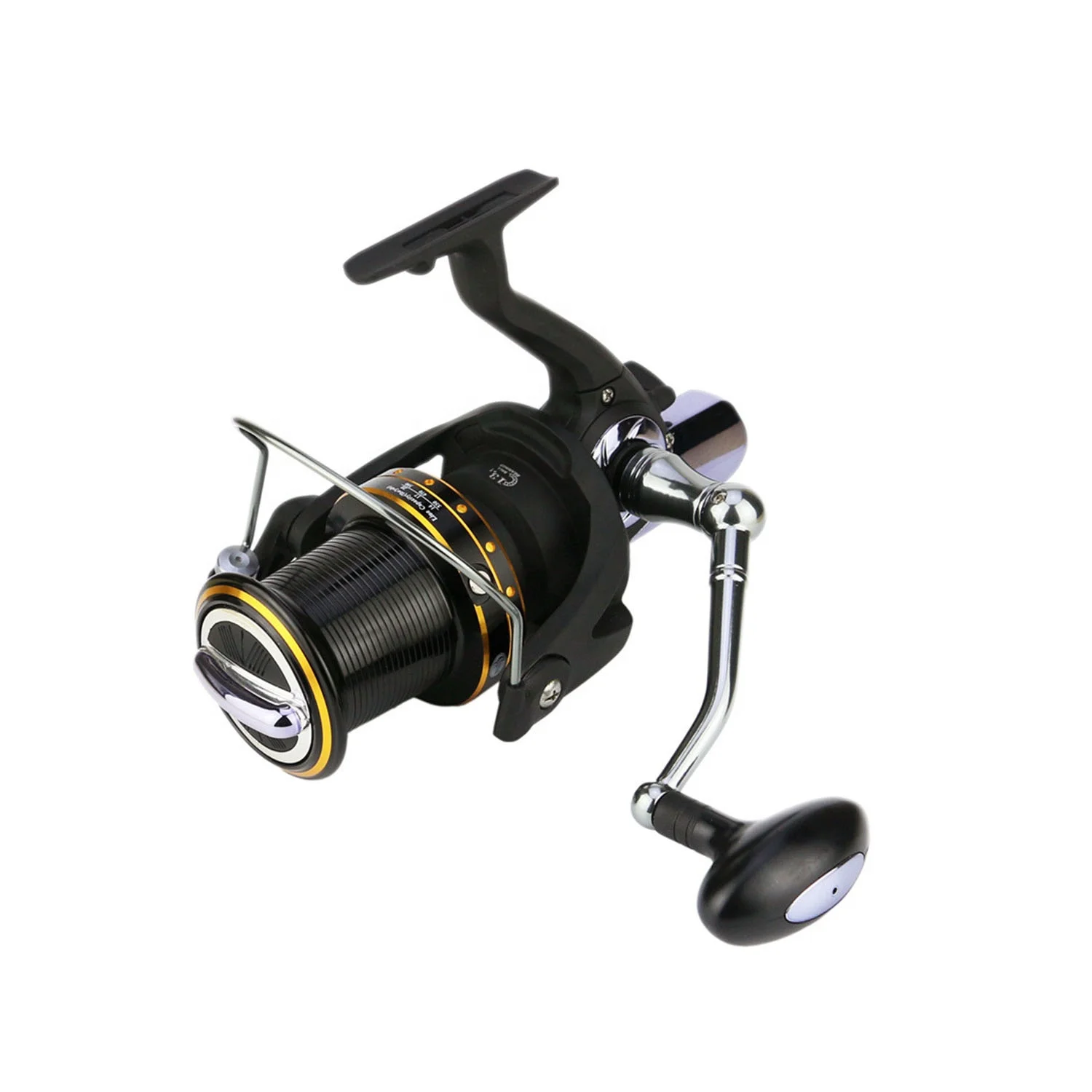 

Guide Rod Structure Large-sized Long Shot Reel 13+1BB Spinning Reel GH6000-11000, Black