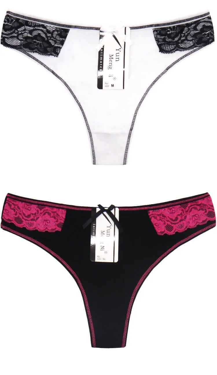 Yun Meng Ni Underwear New Design Sexy Ladies Cotton Hot Thongs - Buy ...