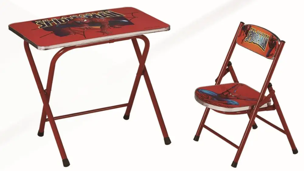 spiderman study table and chair