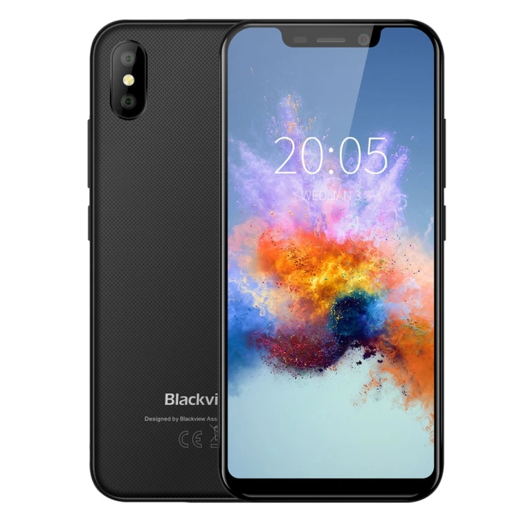 

Drop Shipping Blackview A30 Wholesale China Cell Phone Face ID Unlock 5.5 inch Android 8.1 MTK6580A Quad Core Mobile Phone, Black green yellow