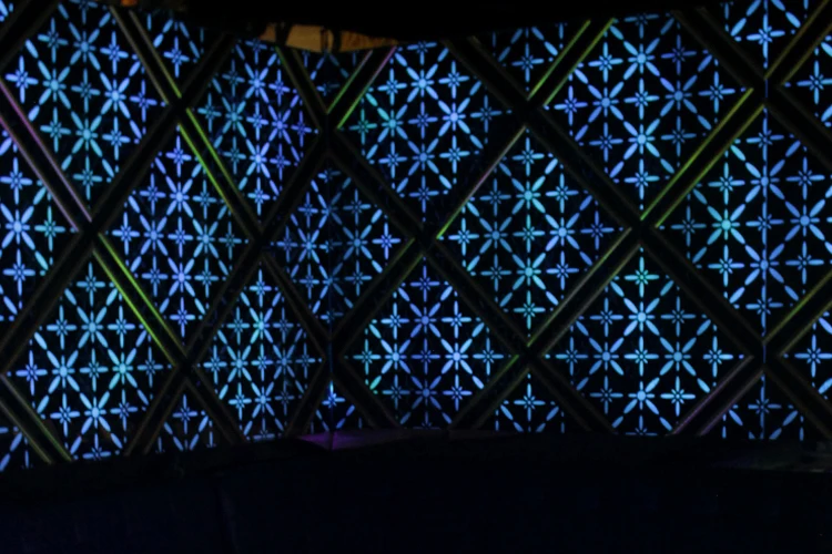Wall coating panel/ Light up glass wall decoration
