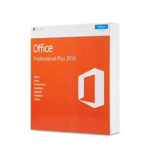 Microsoft Office 2016 Pro Plus Retail Key DVD & Box