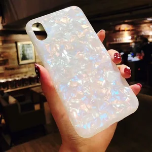 iPhone Glitter Sea Shell Pearl Slim Shockproof Phone Case