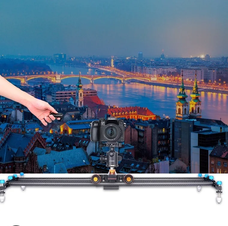 Yelangu 3wheels Motorized Autodolly Video Car Slider With Remote