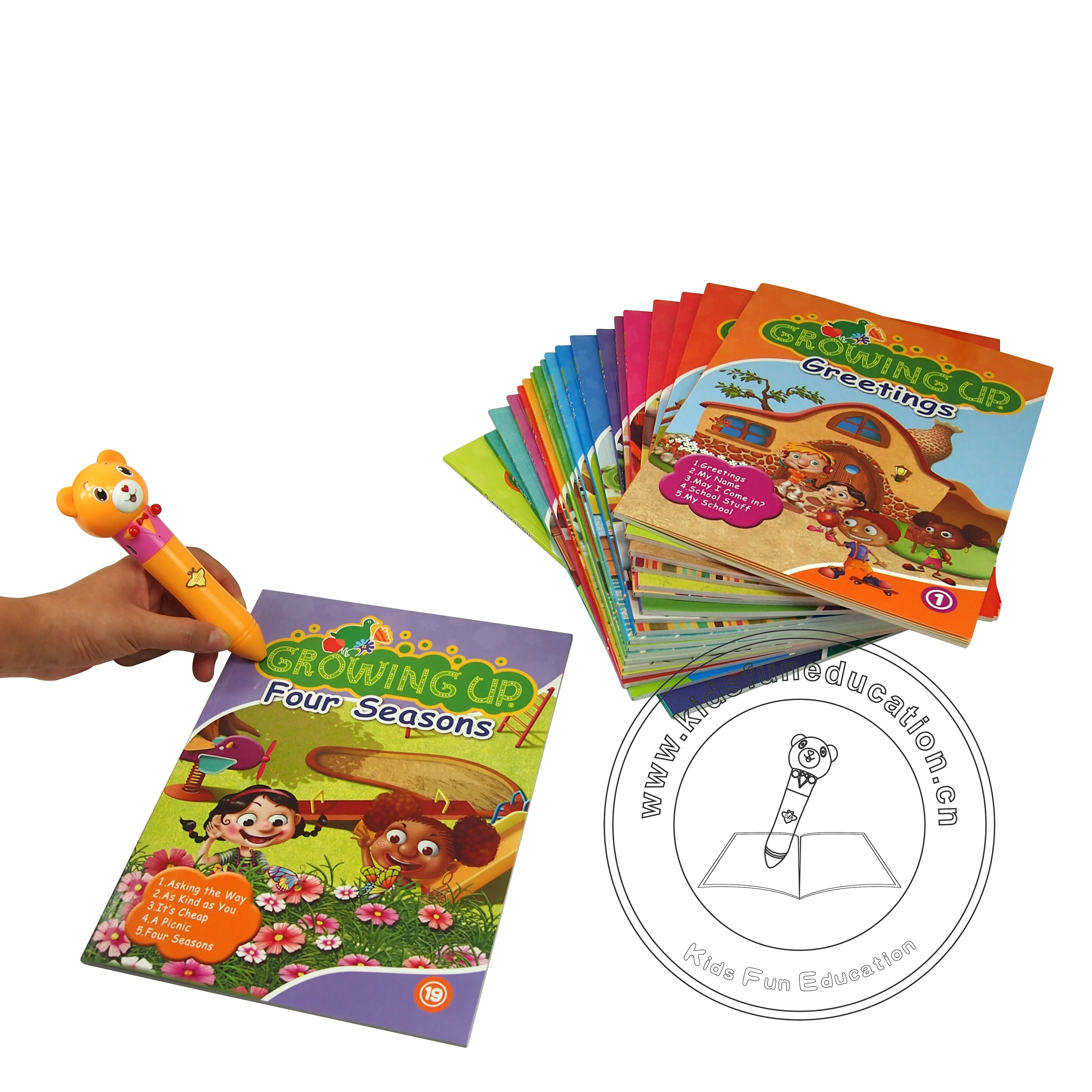 
Children English Book Growing Up and Smart Reading Pen for Preschool Kids Learning English in Philippine 