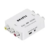 MINI Bi-directional TV Format System Converter PAL/NTSC/SECAM to PAL/NTSC Video Converter Mini AV 3RCA Input/Output