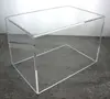 PE-597 Lucite Purple Acrylic Box with Scoop