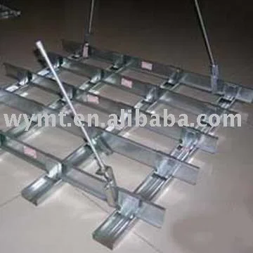 Perfil de acero para drywall-Componentes de la rejilla de techo