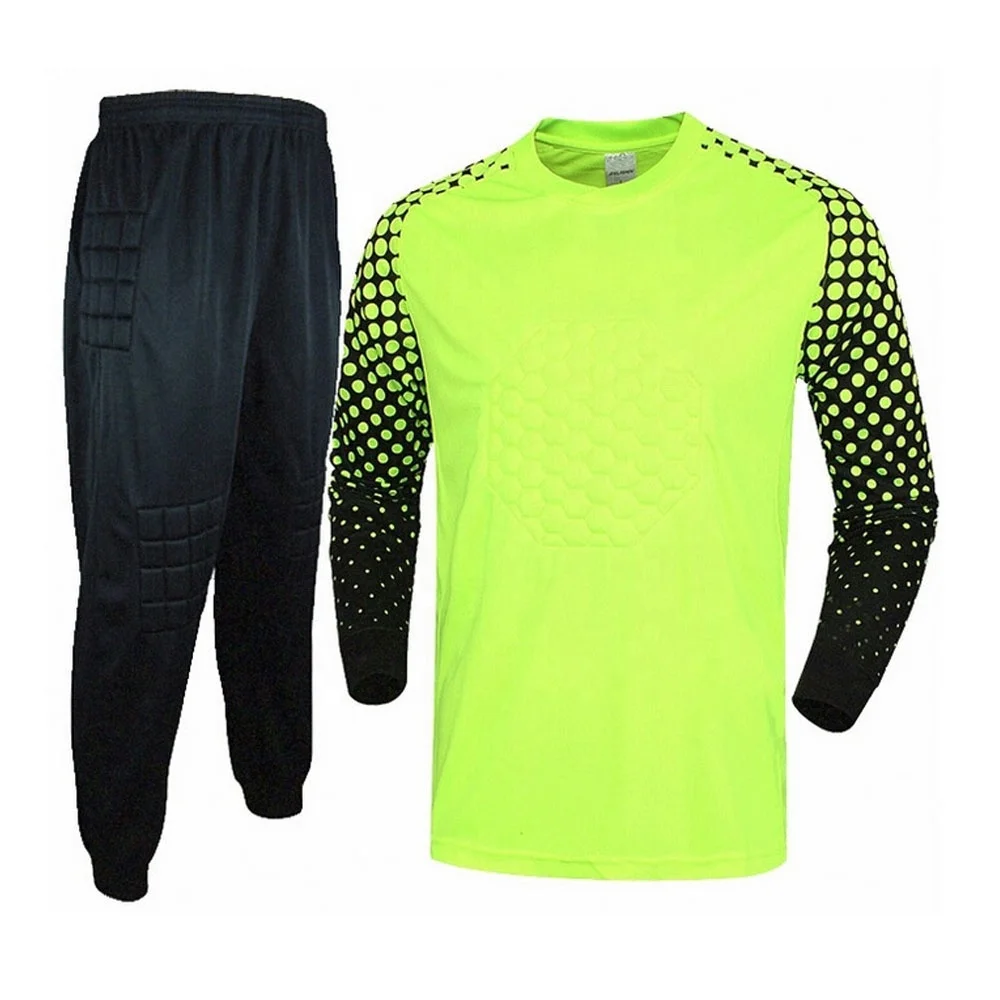 Custom Design Goalie Soccer Jersey Suit 