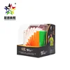 rainbow plastic iq puzzle magical speed 9x9x9 cube for brain games