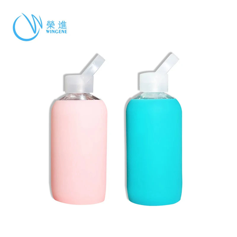 

Wholesale Water Glass Bottle Cover Silicone Sleeve Water Bottle, Pantone