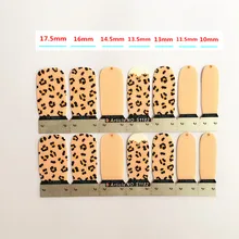 Lovely Pink Dots Nail Arts Sticker 14 pcs set Waterproof Nail Decal Art Sticker Gel Polish