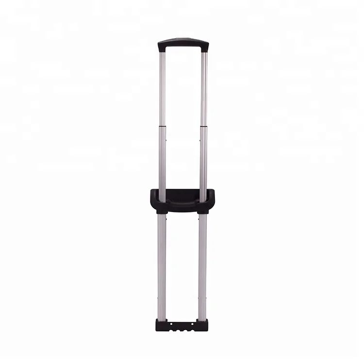 

3 Sections Luggage Telescopic Trolley Adjustable Pull Handles Parts, Black