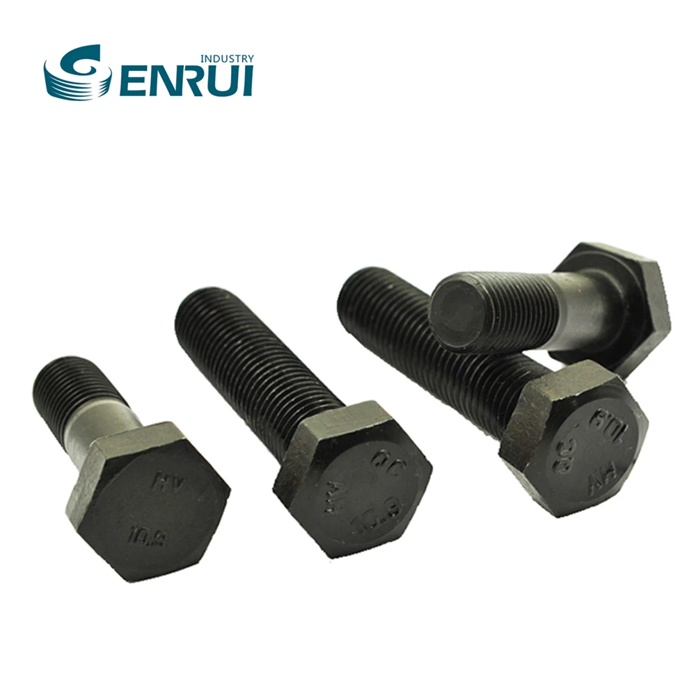 
DIN 933 carton steel class 10.9&12.9 Hex head bolts 