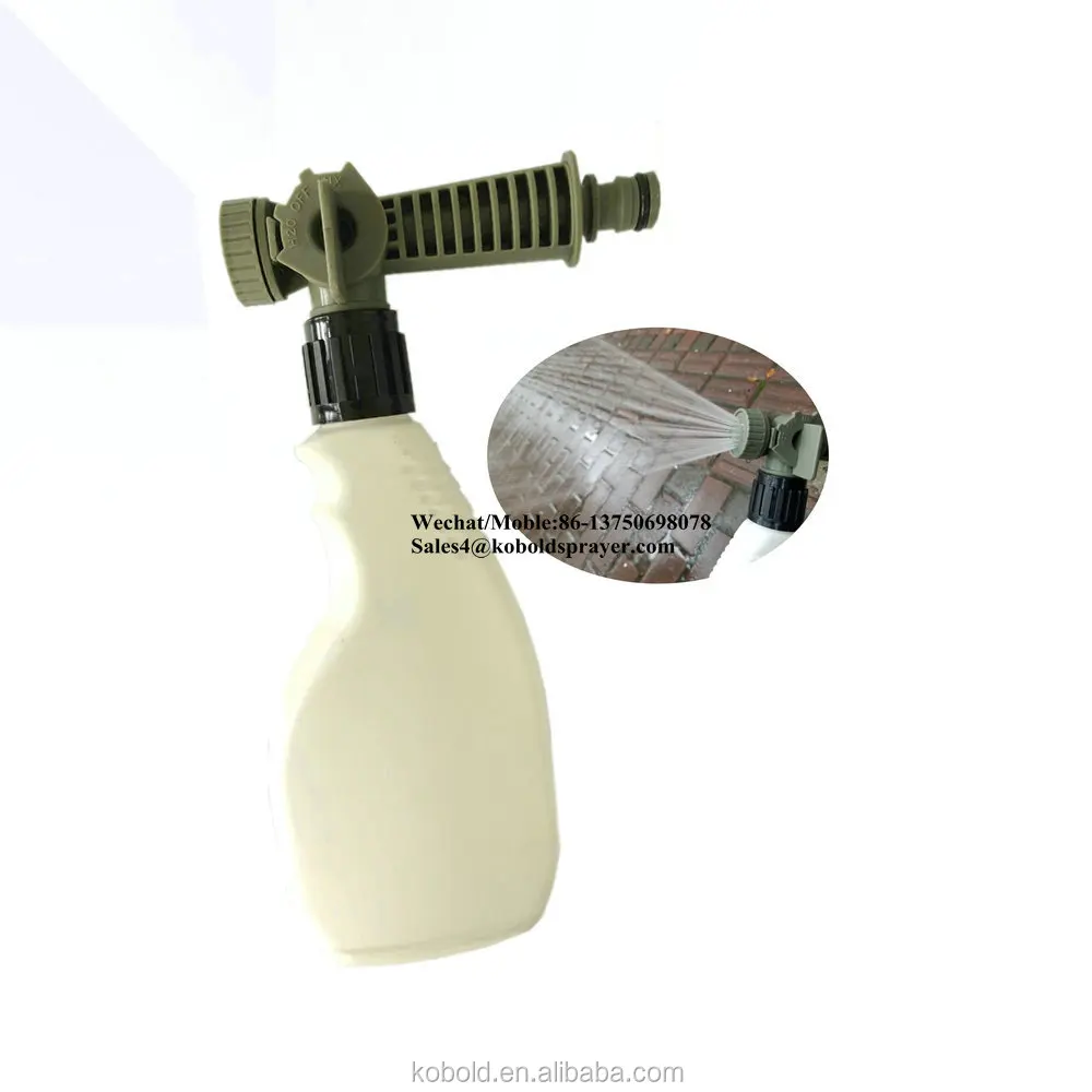 Hose End Bottle Attachment Foam Spray Gun With 500ml Foldable