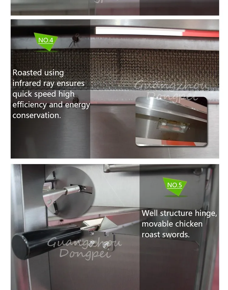
Commercial Use Gas Rotisserie Oven Chicken Grill Industrial Roaster 